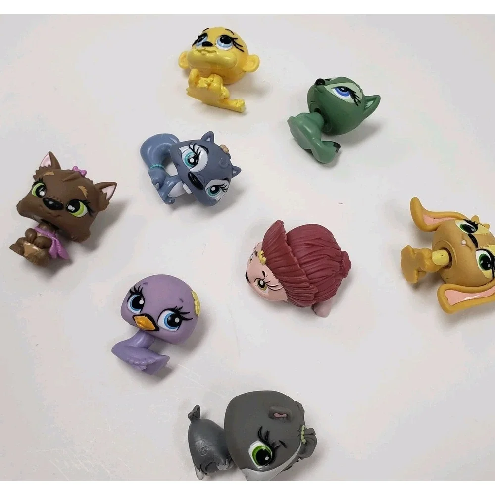 lot of 8 Bratz Pets Petz Lil Angelz Bobble Heads MGA Figures Animal Toys